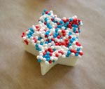 Star covered in nonpareils